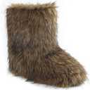 Valpeak Men's Faux Fur Snow Boots, Non Slip Winter Boots, Fluffy Furry Boots For Men, Flat Heel Snow Warm Boots
