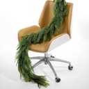 Realistic Norfolk Pine, 9FT Soft-Touch Artificial Christmas Garland for Mantle, Table, Fireplace, Wall & Xmas Decor