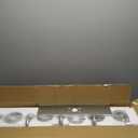 Brushed Nickel 5-Light Bathroom Vanity Light Fixture Over Mirror