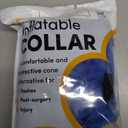 BENCMATE Inflatable Dog Cone Collar Alternative, Soft Dog Cone for Small Medium Large Dogs and Cats, Neck Recovery ECollar Donut Collar After Surgery (Large+, Blue)