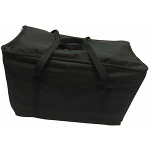 Intedge CIFC-1BLK Insulated Food Carrier, Rectangular, 22" x 12" x 12", 1" Foam Insulation, Durable Cadura Nylon Construction, Made in USA, Black, 1 Each