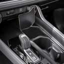 Center Console Coin Box Organizer Compatible with 2024 2025 2026 Toyota Grand Highlander Accessories, Gear Shift Panel Storage Insert Tray for Change Keys and Small Items, ABS Material Black