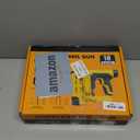 18 Gauge Brad Nail Gun for Dewalt 20V MAX Battery(NO Battery), 2 in 1 Cordless Brad Nailer, Adjustable Depth, LED Light, Electric Nail Gun for Wood, Trim Work, DIY (Dark Yellow)