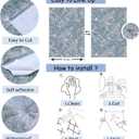 3 x Boho Floral Wallpaper Peel and Stick Leaf and Bird Contact Paper Blue and Pink Wallpaper for Cabinets Thickened and Waterproof Self Adhesive Removable Wallpaper for Bedroom Vinyl 17.378.7