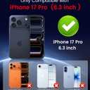 Magnetic for iPhone 17 Pro Case [Compatible with MagSafe][Built-in Camera Lens Protector] Slim Thin Soft Silicone Bumper Shockproof Metallic Luster Phone Case (Burgundy)