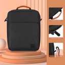 Dadanism 9-11 Inch Tablet Sleeve Bag Carrying Case with Shoulder Strap for iPad (A16) 11", iPad 10th Gen 10.9", iPad Air M4/Pro M5 11", iPad 9/8/7th 10.2", Galaxy Tab A11+ Plus 11",Black & Grey