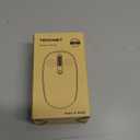 TECKNET Wireless Mouse, 2.4G Quiet Computer Mouse with USB Receiver, 4 Buttons Portable Cordless Mice for Chromebook, Laptop, PC, Mac, 800/ 1200/ 1600 DPI