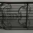 TimmyHouse Decor Wrought Scroll Wall Iron Metal Grille Panel Tuscan Art x 2