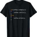 Funny Programmer Coffee Gift for Coders T-Shirt Small (Black, M)