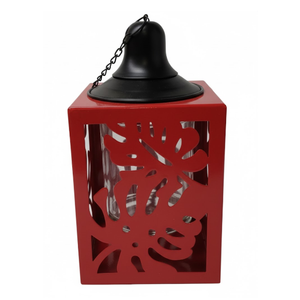 Metal Leaf Oil Torch 3.94W 3.94 in D 7.28 in H