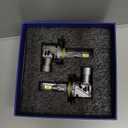 Ursprung Ultra Bright 9012 HB4 Led Bulb, 2025 Latest 5th-Gen High-Density Chip Upgrade, 40000LM Brighter 6500K Cool White, No Hassle and 75000 Hrs Fog, Dual Cooling, IP68 Waterproof, Pack of 2