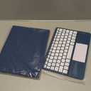 Harvopu Compatible for iPad 11th 10th Generation Case with Keyboard, Folio Cover with Pencil Holder, Multi-Touch Trackpad, 7 Color Backlit, Detachable Keyboard for iPad (A16) 11th/10th Gen, Navy Blue