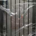 Fairy Baby 26.8"-29.5" Inch Narrow Baby Gate for Small Doorways Stairs, 38" Extra Tall Dog Gate Indoor for Kids or Pets, Metal Safety Gate Pressure Mounted No Drilling Walk Through, Black