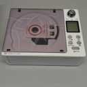 CD Player Portable, Desktop CD Players for Home with Cable and Adapter, Dual Speakers, Support Opt/USB/TF Card/AUX/FM with Remote Control, LCD Display, 3.5mm Headphone Jack, White