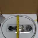 10.5 Inch Pan Lid, Universal Pot Lid, Support Vertical Placement, 4mm Clear Tempered Glass, Compatible with Dishwasher and Ovens