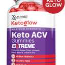 (2 Pack) Keto Glow Keto ACV Gummies Extreme 2000MG Ketoglow Keto Gummies Apple Cider Vinegar Formulated with Pomegranate Beet Juice Powder B12 Vegan Non GMO 120 Gummys (EXP 05/05/26)
