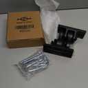 Heavy Duty Black Swing Hangers Screws Bolts Included Over 5000 lb Capacity Playground Porch Yoga Seat Trapeze Wooden Sets Indoor Outdoor 2 Pack