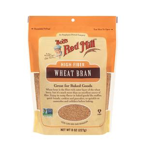 Bob's Red Mill Wheat Bran, 8oz (Pack of 1) - Non GMO, Vegan, Kosher, BB Date 10/28/2027