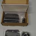 6 Pack Matte Black Interior Door Hinges Round 3.5" x 3.5 Inch 5/8" Radius Heavy-Duty Mat Hinge for Doors Standard Bedroom Work Office Door Hardware Removable Pin,Farm,Shed,Gate,Greenhouse Vent Window