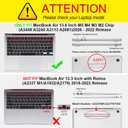 Fintie Case for MacBook Air 13.6 Inch A3449 A3240 A3113 A2681 (2022 2023 2024 2025 2026 Release) - Protective Snap On Hard Shell Cover for MacBook Air 13 Inch M2 M3 M4 M5 Chip (Matte Orange)