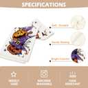 Halloween Pumpkin Spooky Table Runner Witch Hat Spider Webs Burlap Table Runners, Autumn Seasonal Coffee Table Center Decor for Home Kitchen Dining Party Indoor Outdoor 13x90 Inch