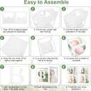 153Pcs Pink and Sage Green Balloon Arch Kit, Baby in Bloom Baby Shower Decorations for Girl Boxes with Letters (A-Z+Baby) for Boho Floral Baby Shower Birthday Gender Reveal Party Supplies