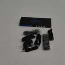 HDMI KVM Switch 4 Computers 1 Monitor 4K@60HZ 4 Port KVM Switches for 4 PC Share Single Monitor and 4 USB 3.0 Devices, Such as Keyboard Mouse Printer, with Controller, Plug and Play (Deep Blue)