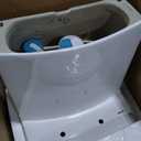 Swiss Madison SM-1T254 St. Tropez One Piece Toilet Dual Tornado Flush 0.8/1.28 GPF with Soft Closing Seat, Comfort Height (12" Rough-in, Glossy White)