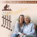 Cat Wind Chimes for Outside,Memorial Wind Chimes Gifts for Women and Grandma,Patio Garden Decor,Windchime in Loving Memory Outdoor Decoration for Yard, Patio, Porch, Lawn, Landscape