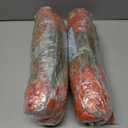 2 x Alupssuc 24 Bundles Artificial Fall Mums Flowers for Outdoors Decoration, UV Resistant Silk Violet and Faux Eucalyptus Autumn Fake Plants for Outside Indoor Yard Home Patio Porch Decor