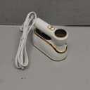 NIASSO Portable Travel Steamer, 1200W Handheld Fabric Steamer for Clothes, 4 Modes with LCD Display, Powerful Wrinkle Remover for Home & Travel, 150ml Water Tank, 10S Fast Heat-Up, 180 Swivel Handle (White)