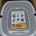 40"/48" Foldable Mini Trampoline Load 330lbs, Portable Exercise Rebounder with Durable Bungee Band, Fitness Trampoline for Adults and Kids