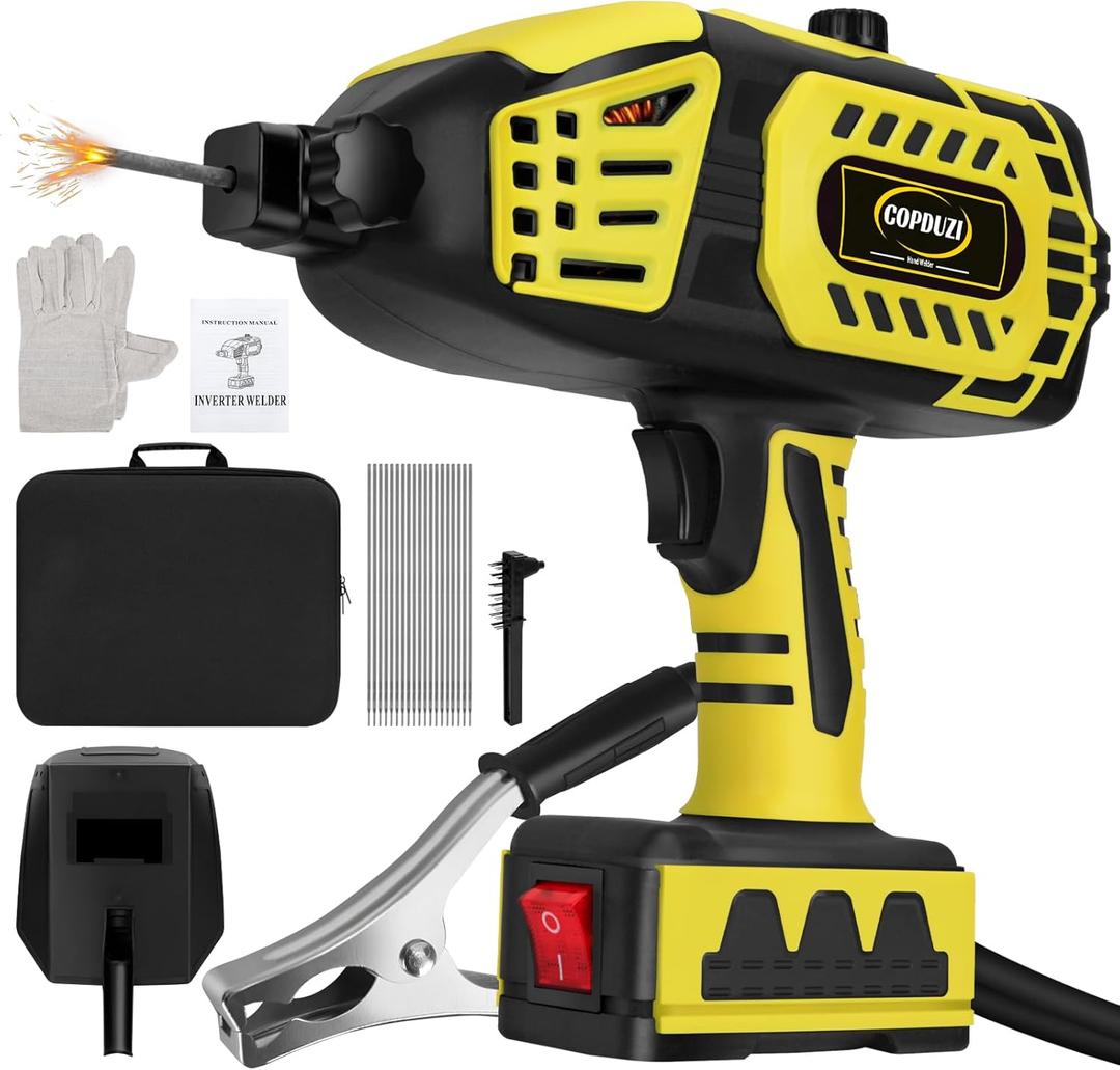 180A Handheld ARC Welding Machine, 110V Portable Welding Gun Variable Current Adjustment with IGBT Inverter Hot Start & Anti-Stick,Soldadoras Porttiles Para for 3/32''-1/8'' Welding Rod 180A Handheld ARC Welding Machine, 110V Portable Welding Gun Variable Current Adjustment with IGBT Inverter Hot Start & Anti-Stick,Soldadoras Porttiles Para for 3/32''-1/8'' Welding Rod