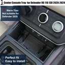 for Land Rover Defender 90 110 130 Accessories 2020-2024 Center Console Organizer Tray Storage Box with Phone Slot, Glasses Shelf