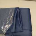 Diraysid Navy Blue Grommet Blackout Curtains for Bedroom Thermal Insulated Room Darkening Curtains Drapes, 52 x 84, 2 Panels