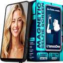 Selfie Monitor Screen for iPhone & Android Magnetic Wireless Vlog Screens for Back Camera, 4K Mirroring External Monitors, Content Creator Cell Phone Accessories with Bluetooth Remote