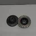 SHDIATOOL 4 Inch Turbo Row Diamond Grinding Cup Wheel for Concrete Granite Marble Masonry Brick Fits 7/8 Inch or 5/8 Inch Arbor