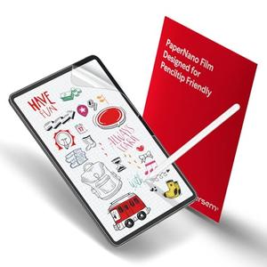 bersem 2 Pack New Paperfeel Screen Protector Compatible with iPad Pro 11 Inch M5 2025 / M4 2024, Matte PET Film for Paper Art Writing, Friendly, Anti-Glare, Case Friendly, Easy Installation