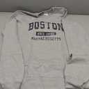 Boston Massachusetts MA Vintage Athletic Sports Design Sweatshirt (Gray, M)