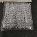 30 Pcs Christmas Plastic Icicle Twisted Plastic Icicle Ornaments Christmas Tree Hanging Decoration and Holiday Xmas Party Wedding Hanging(5.12 Inch,Clear)