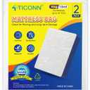 TICONN 2PK Plastic Mattress Bag for Moving Storage, Waterproof Mattress Protector Cover, Heavy-Duty Mattress Moving Supplies (1.5 mil, King)