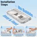 3 x 2 Pack Screen Protector Compatible with Pixel 10 Pro 5G - 2 Tempered Glass Camera Lens Protector Accessories - Auto-Dust Removel - Bubble Free - Military Grade Shatterproof (for PIXEL 10 PRO-6.3 Inch)