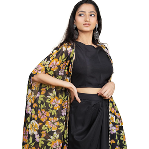 Indian Kurta Set For Women | Ethnic Kurta Set with Pant For Festive and Party | Traditional Outfit Co-ord Set L