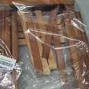 Folding Bamboo Stool for Shower, Leg Shaving and Foot Rest, Natural Bamboo Folding Stool, Folding Bamboo Shower Seat, Fully Assembled, 12 Inch High