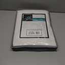 HPD Half Price Drapes Cotton True Blackout Curtains 120 inches Long Solid Thermal Insulated Window Treatment Curtain 50 X 120 (1 Panel), PRCT-BO09B-120, Whisper White