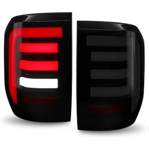 MAYELLO Blacked-Out Full LED Taillights for 2022 2023 2024 Ford Maverick XL/XLT/Lariat/Tremor  Aggressive Smoked Style Rear Brake Taillamps, Driver & Passenger Side, Plug and Play