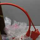 Spalding Regulation Size 18" Steel Basketball Rim with Net Included | Choose from Fixed or Breakaway | Replacement Rim for Indoor or Outdoor Hoop (Breakaway - Slam Jam - Red)