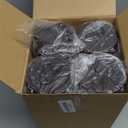 Dandat 24 Pcs 8 oz Plastic Jar Container with Lid and Label Refillable Empty Round Amber PET Cosmetic Sample Slime Containers for Lotion, Cream, Ointments, Body Butter, Makeup, Travel Storage