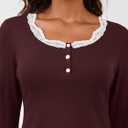 Two Piece Sets for Women Long Sleeve Wide Leg Tracksuits 2 Piece Lounge Sets Winter Casual Sweatsuits Matching Sets (Brown, L)