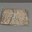 Avigers 12 x 20 Inch Rectangle Beige Brown Gold Tree Branch Embroidery Cushion Case Luxury Modern Throw Pillow Cover Decorative Pillow for Couch Living Room Bedroom Car